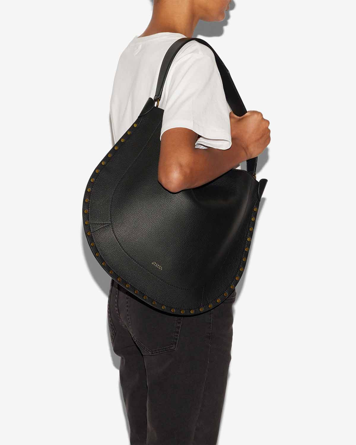OSKAN HOBO SOFT GRAINED LEATHER BAG