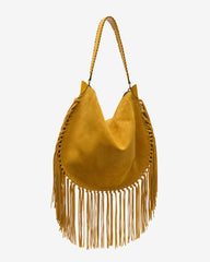OSKAN HOBO SOFT FRINGE BAG