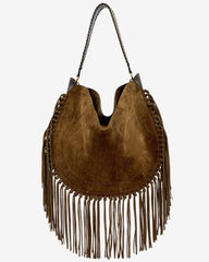 OSKAN HOBO SOFT FRINGE BAG